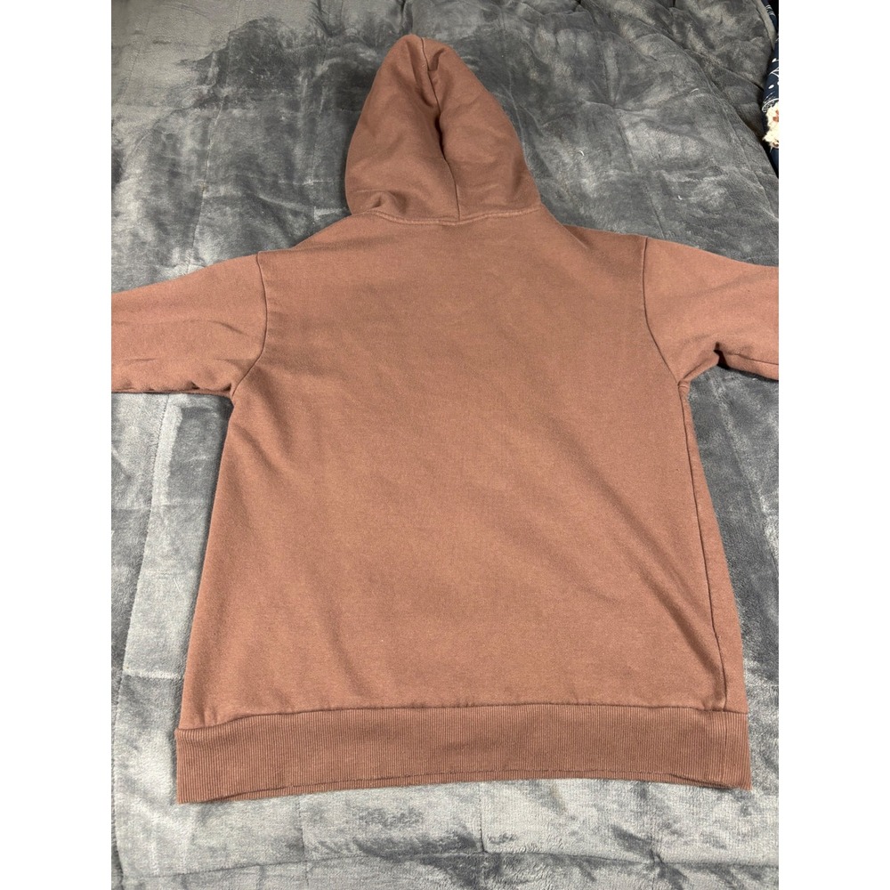 Juicy Couture Forever 21 Brown Rhinestone Hoodie Pullover Y2K Size S 5483‎ - Picture 6 of 7